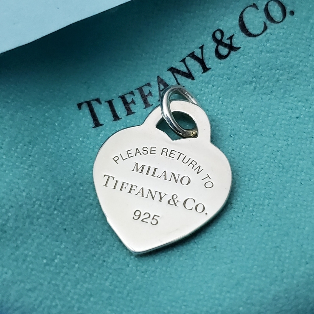 SOLD "Return to MILANO" blue enamel charm